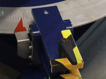 Ленточная пила BSM 1200  шкала с разметкой углов